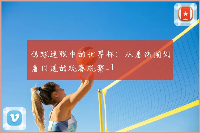 伪球迷眼中的世界杯:从看热闹到看门道的观赛观察_1